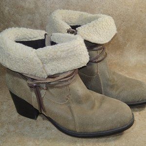 Eddie Bauer Shearling Lined Ankle Booties